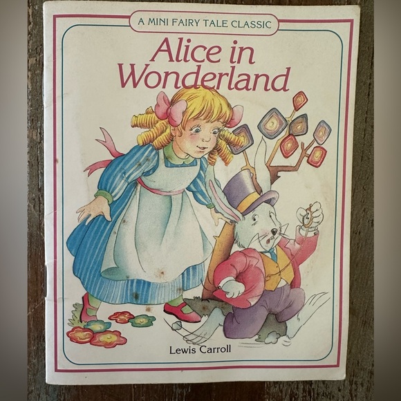 Vintage Alice in Wonderland Mini Fairy Tales Book Ottenheimer Publications - Picture 1 of 4